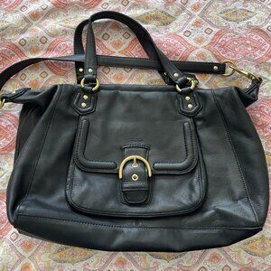 Coach Campbell Large Leather Satchel